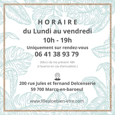Petit Rappel : L'espace Aloe Studio bien-être est privatisé aux femmes. Les hommes sont les bienvenus mais UNIQUEMENT sur recommandation! - 1